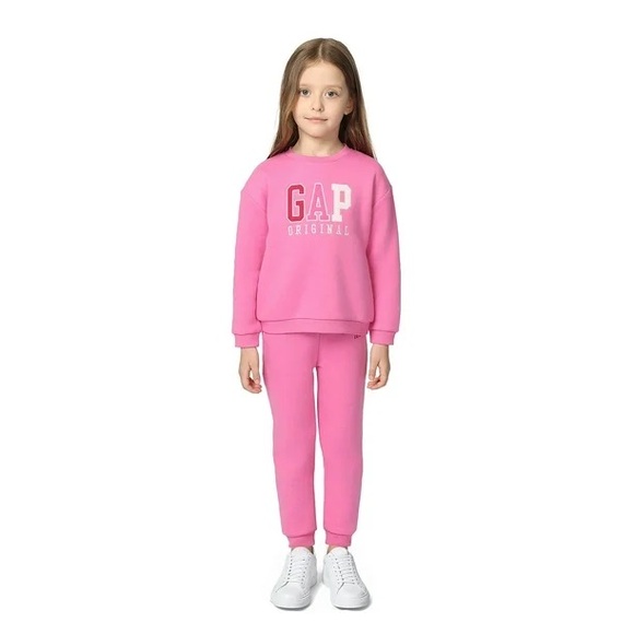 NWT Gap Toddler Girls Logo Fleece Set - Picture 1 of 10